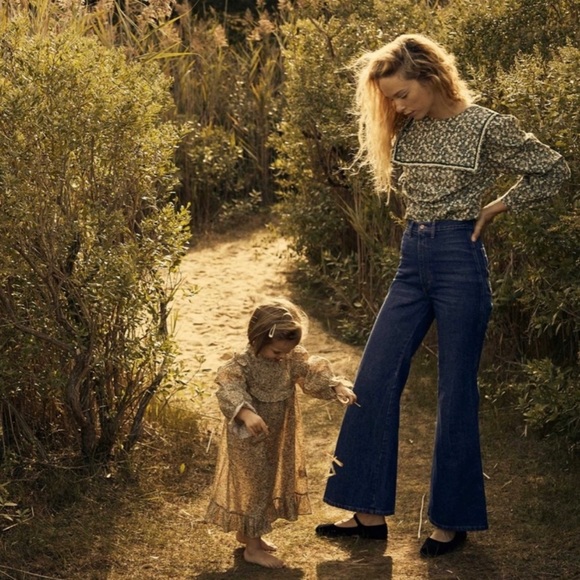 Doen Tops - 🍏 Doen Renoir Top in Pomme et Poire Green Apple harvest XS